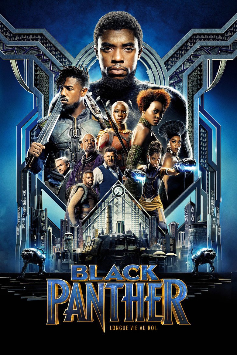 Affiche du film précédent dans la saga Black Panther