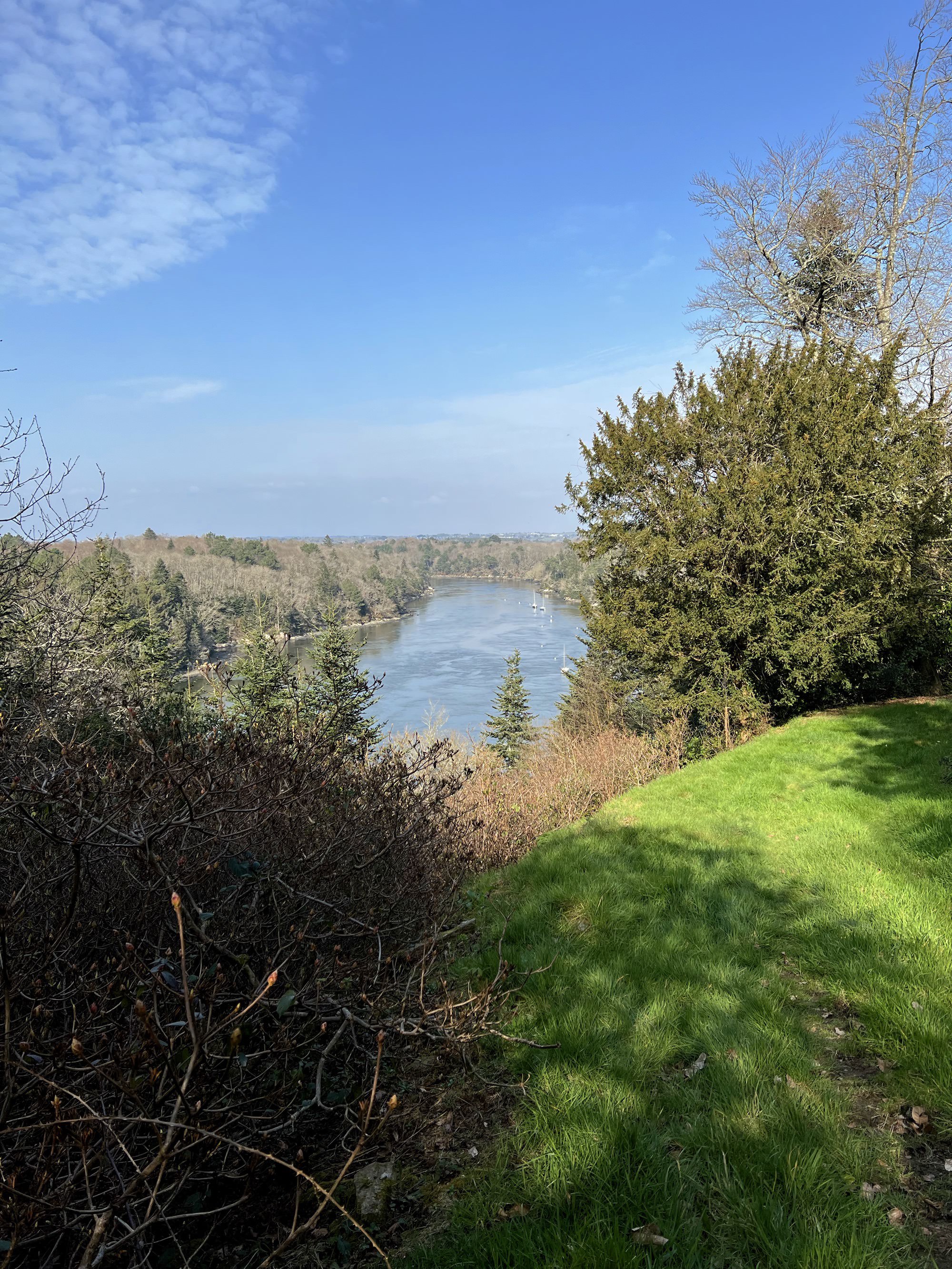 Le domaine de Boutiguéry juste avant le printemps