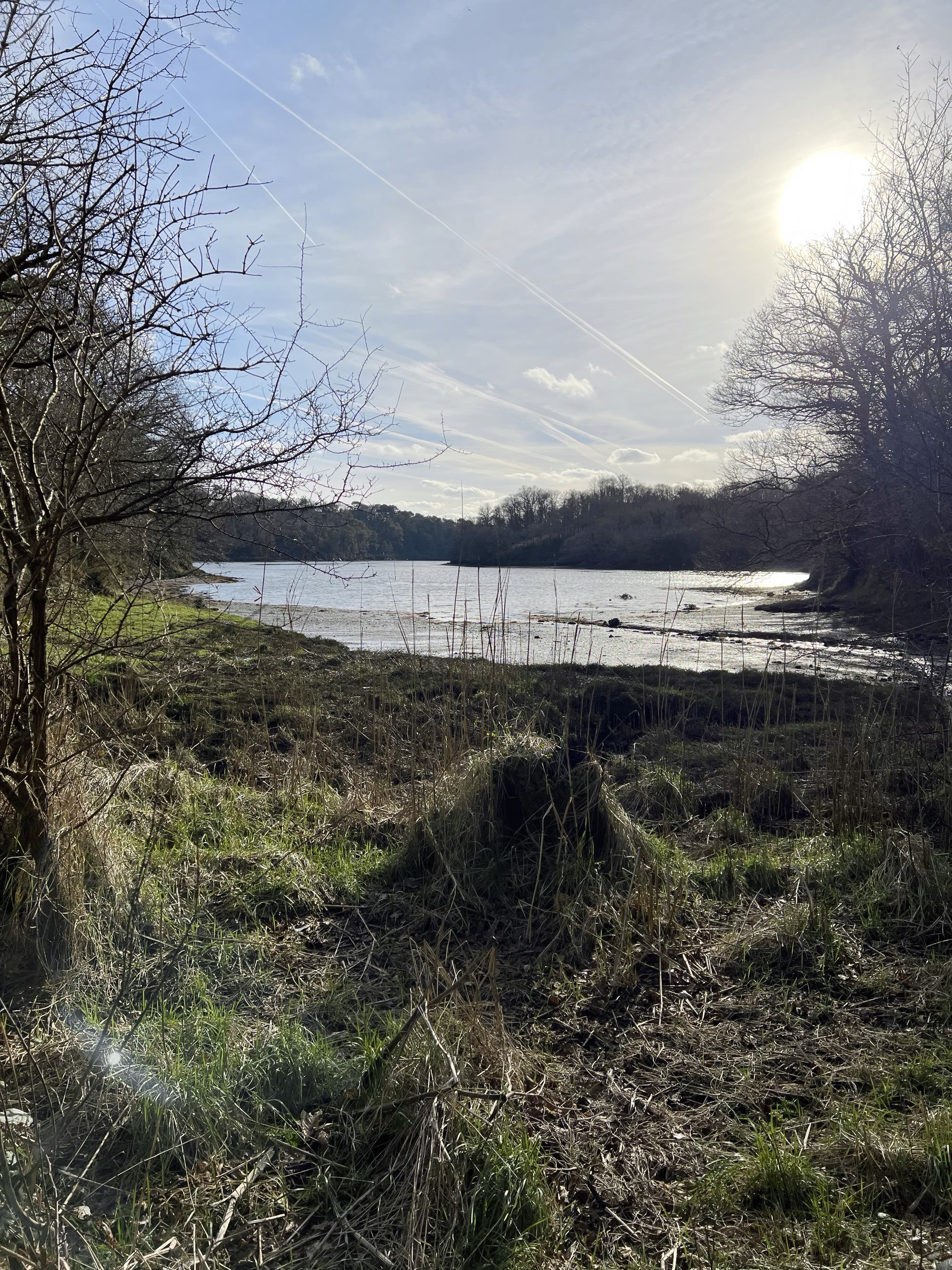 Le sentier côtier à partir du moulin Édouard