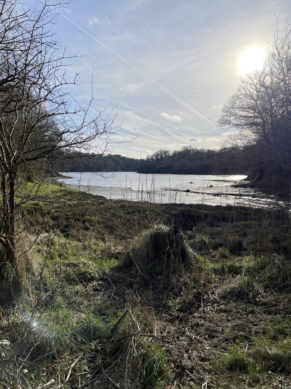 Le sentier côtier à partir du moulin Édouard