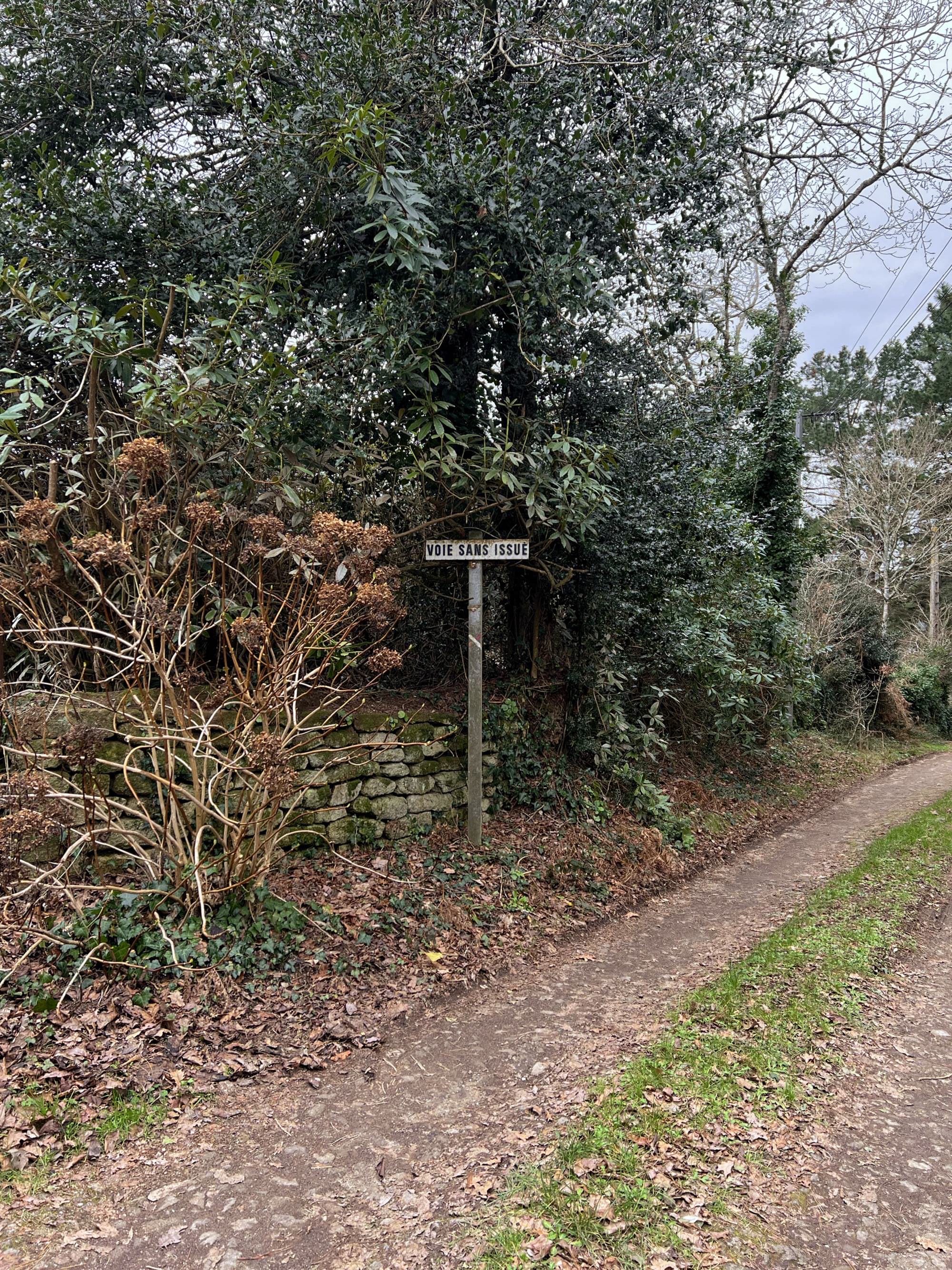 Le sentier côtier de Rosbraz en hiver