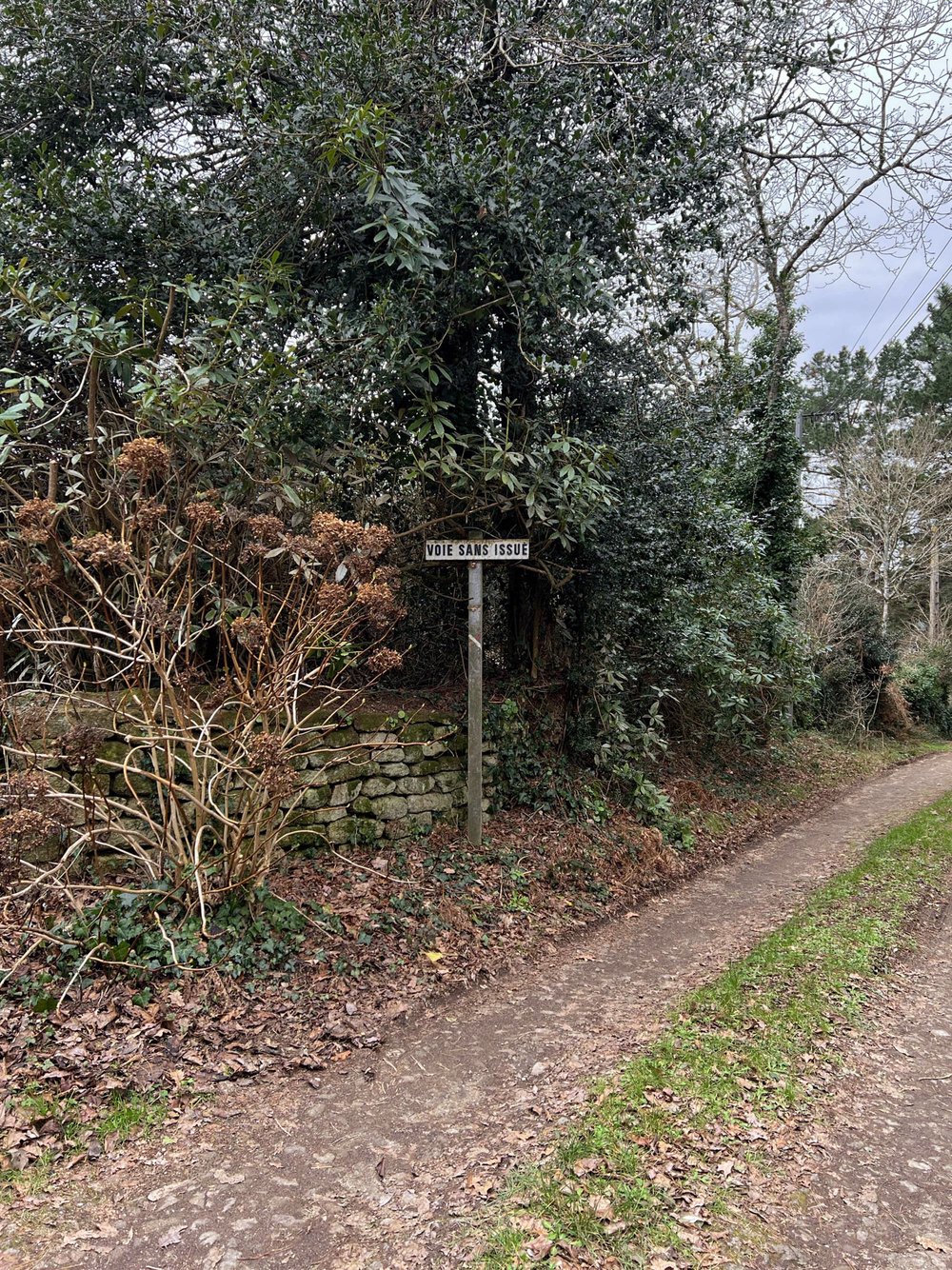 Le sentier côtier de Rosbraz en hiver